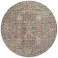 thumbnail image 1 of Chris Loves Julia x Loloi Rosemarie Stone/Multi 5'-0" x 5'-0" Round Area Rug, 1 of 9