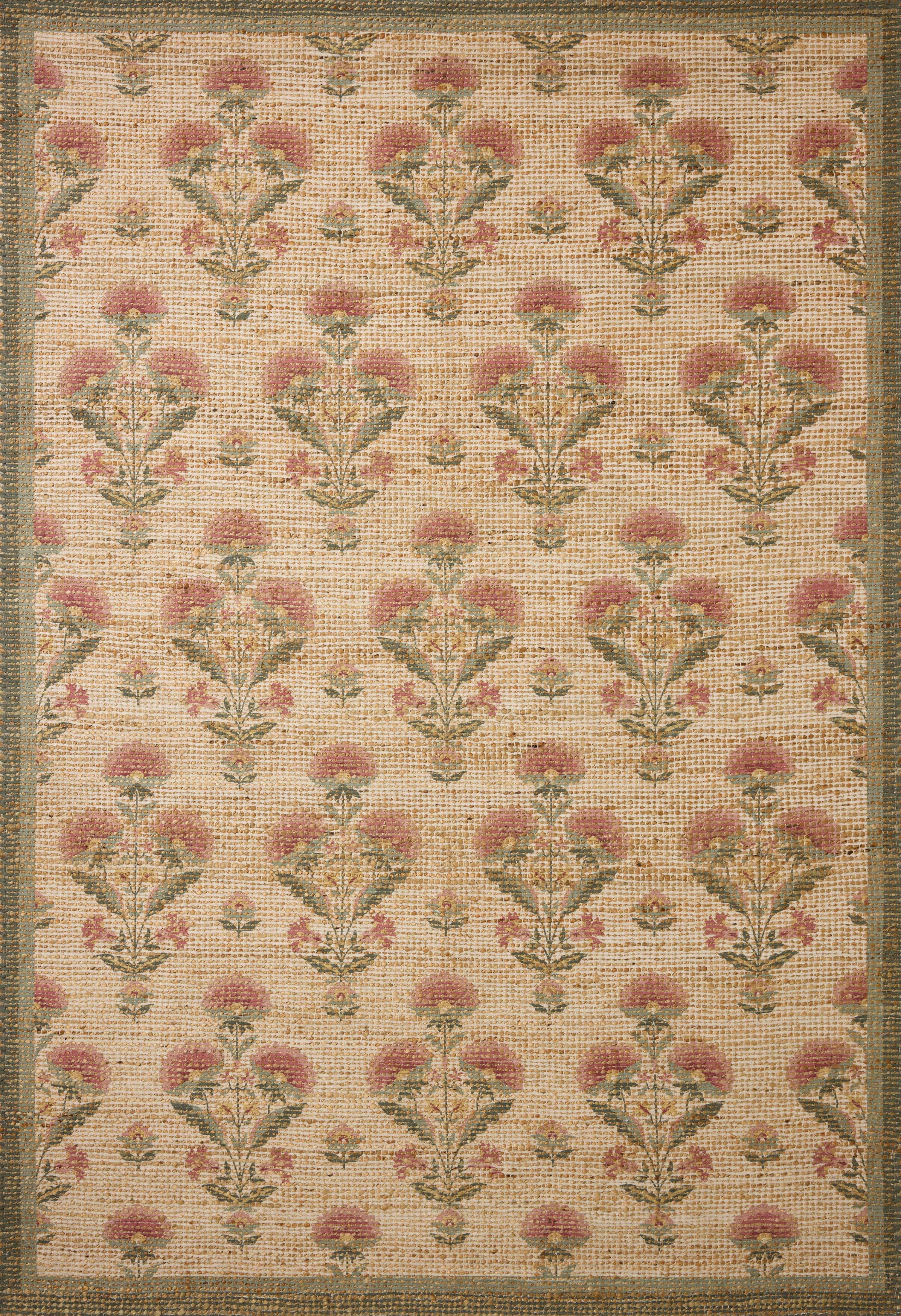 Chris Loves Julia x Loloi Rue Sage / Blush 5'-0" x 7'-6" Area Rug
