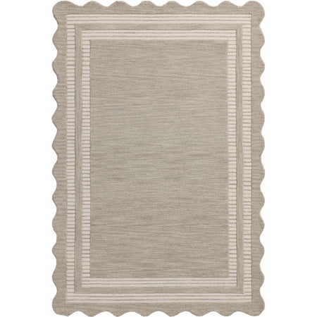 Chris Loves Julia x Loloi Scottie Fog / Ivory 5'-0" x 7'-6" Area Rug
