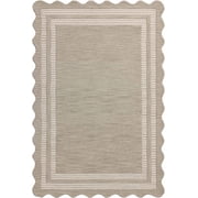 Chris Loves Julia x Loloi Scottie Fog / Ivory 5-0" x 7-6" Area Rug