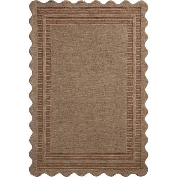 Chris Loves Julia x Loloi Scottie Mocha / Clay 7'-9" x 9'-9" Area Rug