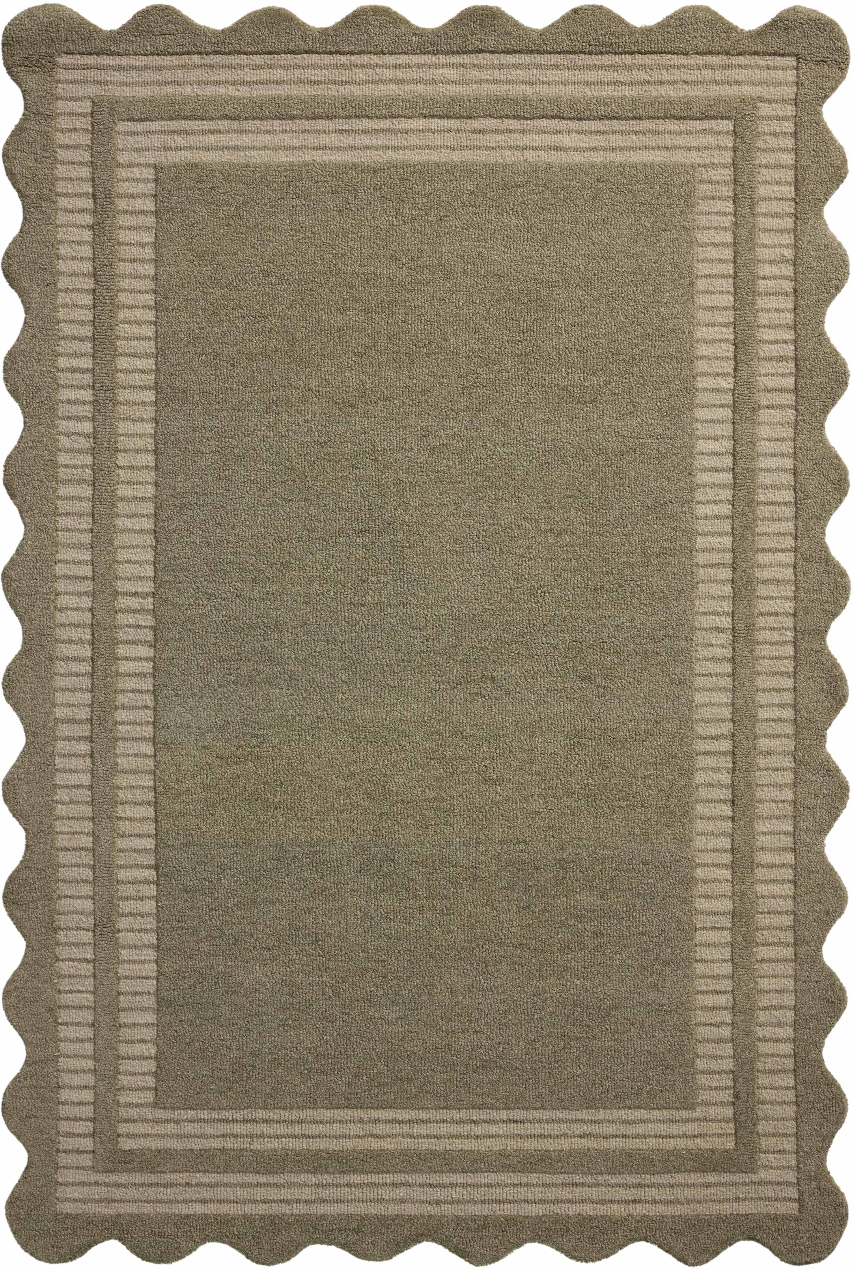 Chris Loves Julia x Loloi Scottie Olive / Pebble 7'-9" x 9'-9" Area Rug