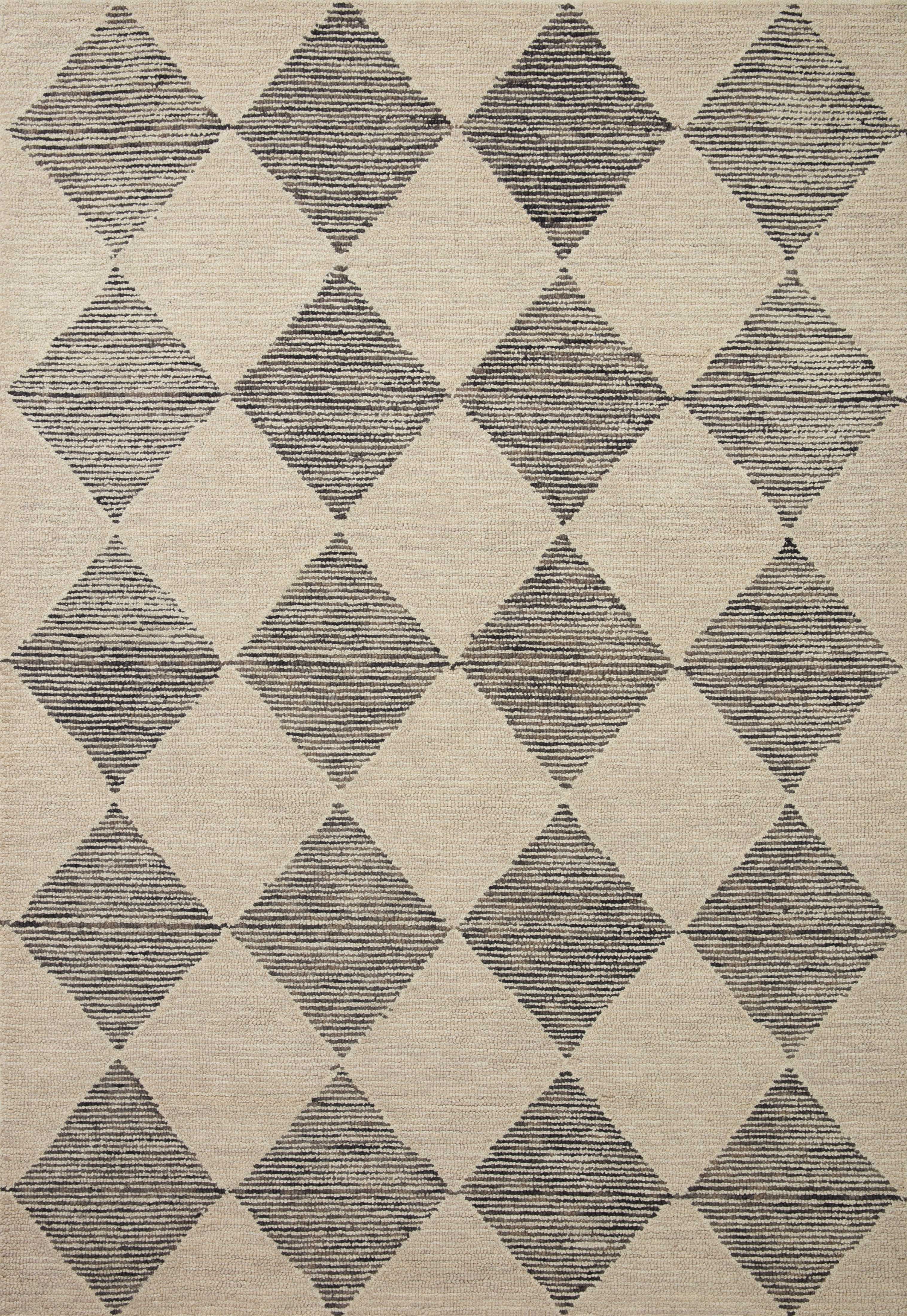 Chris Loves Julia x LoloiFrancis Beige / Charcoal 11'-6" x 15' Area Rug