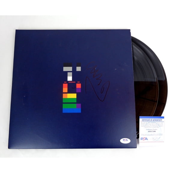 Chris Martin Coldplay X&Y Signed Autograph Vinyl Record Album PSA/DNA COA
