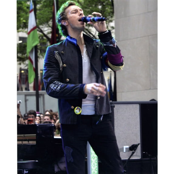 Chris Martin Poster Metal Sign 8Inx 12In Art Print On Metal 8x12 Square Adults Best Posters