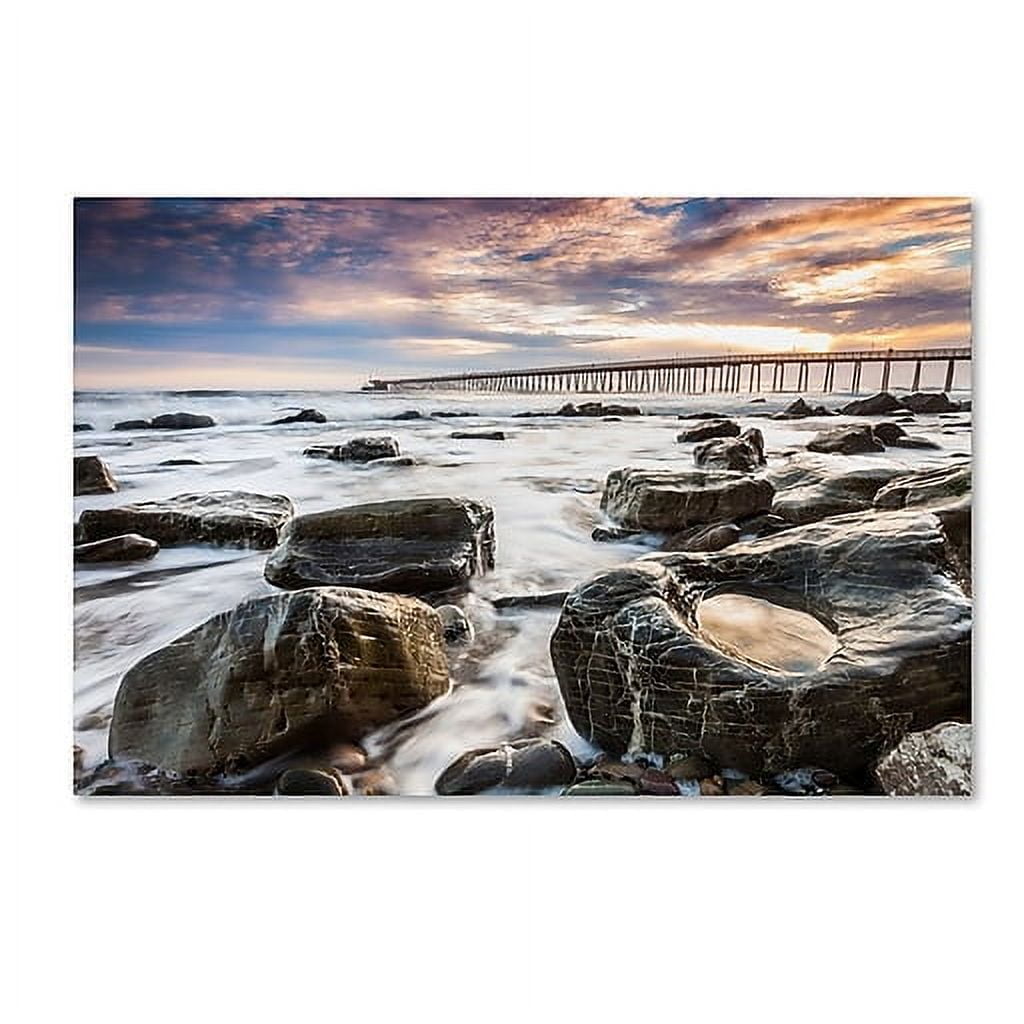 Chris Moyer 'Goleta Shores' Canvas Art