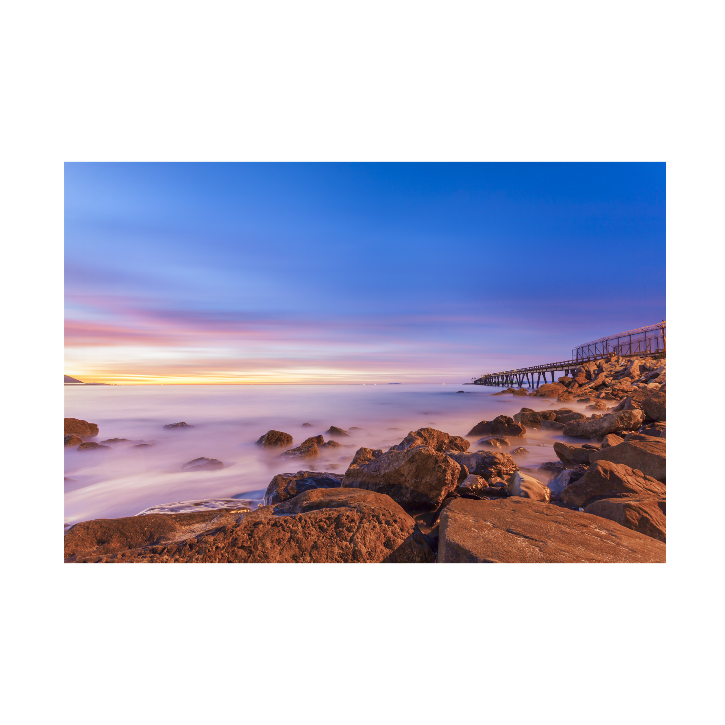 Chris Moyer 'Low Shoals View' Canvas Art
