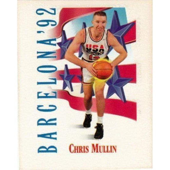 Chris Mullin 1991-92 SkyBox USA Dream Team Mark and See mini card