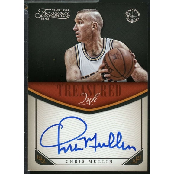 Chris Mullin Card 2012-13 Timeless Treasures Treasured Ink Autograph /199 #13
