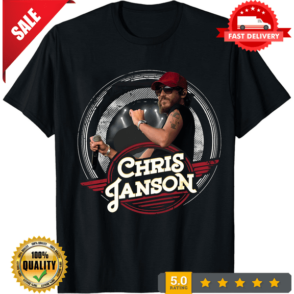 Chris Music Janson T-Shirt Men's Cotton Performance Basic Short Sleeve T-Shirt, LIMITED EDITION-TH63410