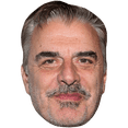 thumbnail image 1 of Chris Noth (Stubble) Celebrity Mask, Flat Card Face, Fancy Dress Mask, 1 of 5