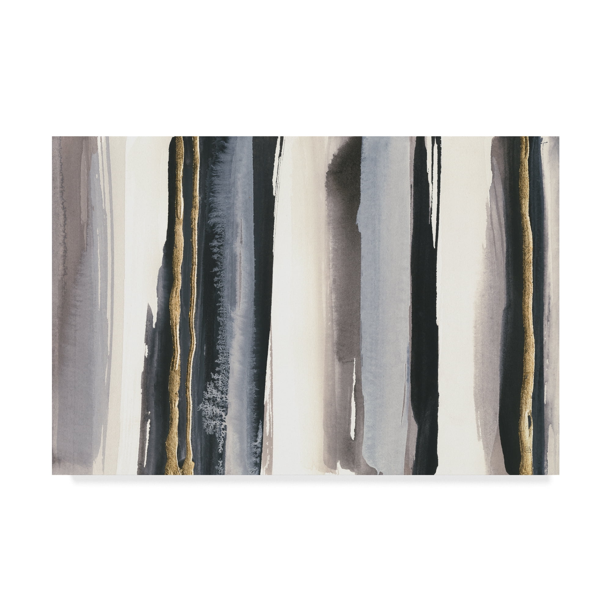 Chris Paschke 'Gilded Grey Iv Crop Iii' Canvas Art
