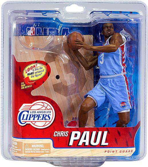 Chris Paul Action Figure Powder Blue Jersey Sports Picks Series 21
