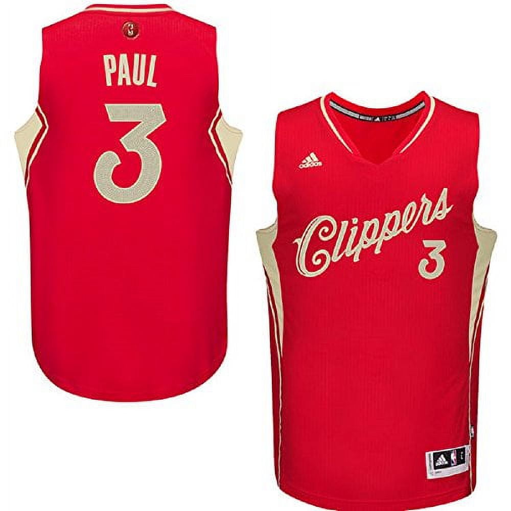 Clippers No3 Chris Paul Red Revolution 30 Swingman NBA Jerseys Christmas Style
