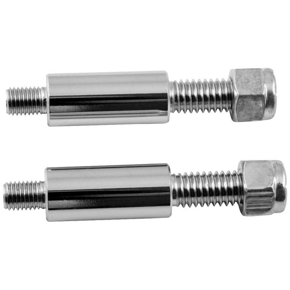 Chris Products Rear Turn Signal Thread Stud, Chrome Finish, 1-1/4" Short Mount, OEM Replacement, Pair (0494-2)