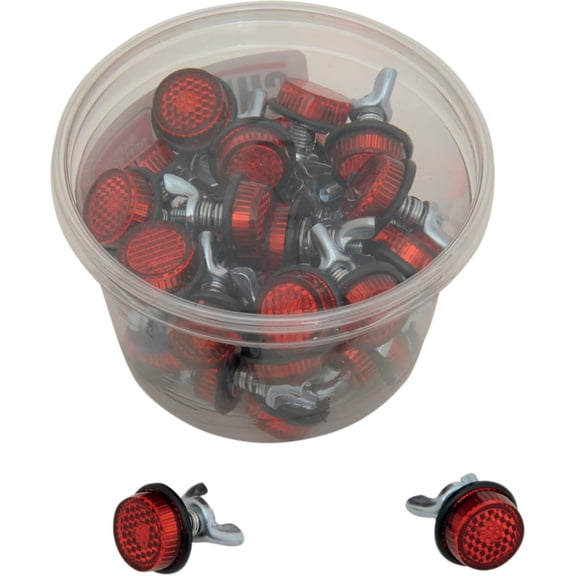 Chris Products CH40R Mini License Plate Reflectors