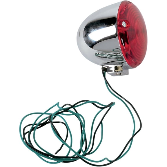 Chris Products Flat Lens Turn Signal w/ Red Lens (8431R)