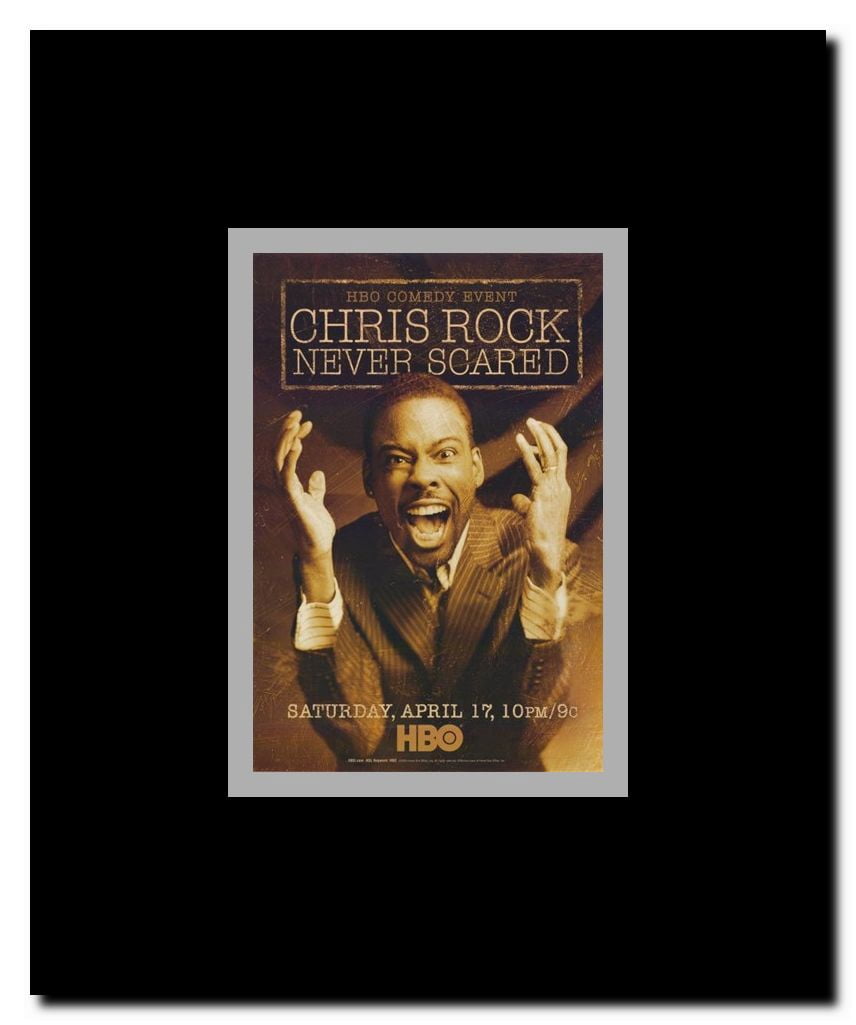 Chris Rock: Never Scared Framed Movie Poster