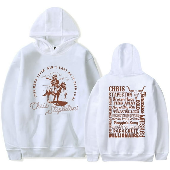 Chris Stapleton 2025 Tour Merch Hoodie Long Sleeve Vintage Fashion s