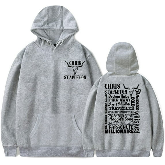 Chris Stapleton 2025 Tour Merch Hoodie Long Sleeve Vintage Fashion xl