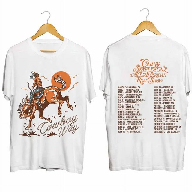 Chris Stapleton All American Road Show 2024 Tour TShirt Country Music