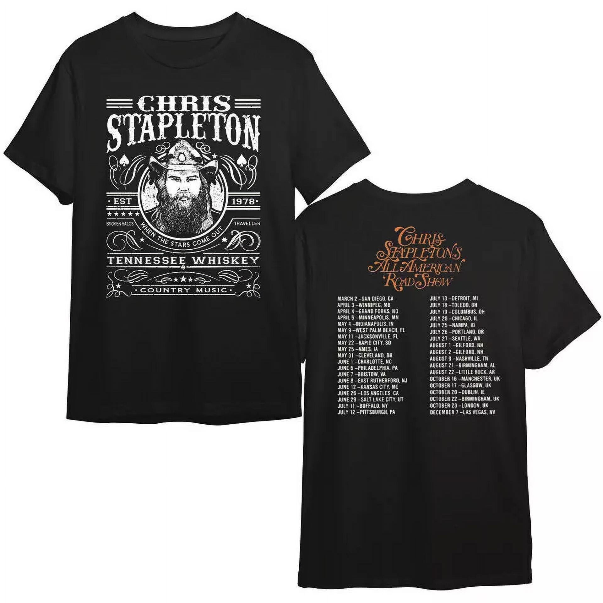 Chris Stapleton All American Road Show Tour 2024 TShirt, Chris