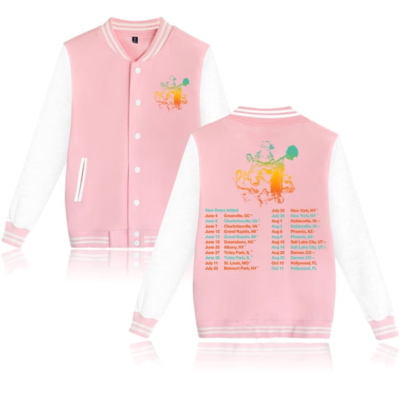 XUANXIAOJIANG Chris Stapleton Baseball shirt women's men's fashionable casual long sleeved jacket, baseball shirt