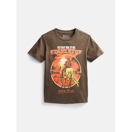 Blink-182 Chris Stapleton Boys' Graphic Band Tee with Short Sleeves, Sizes 4-18