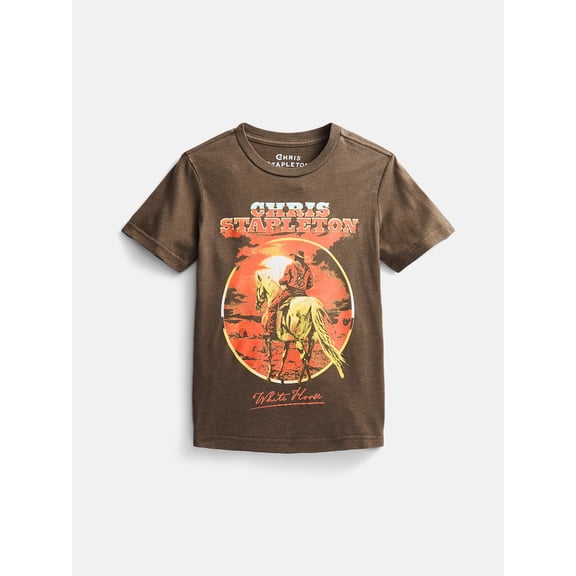 Chris Stapleton Boys' Graphic Band Tee with Short Sleeves, Sizes 4-18