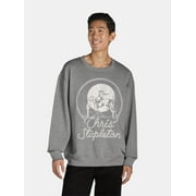 Chris Stapleton Men's & Big Men's Burnout Crewneck Fleece Sweatshirt, Sizes XS-3XL