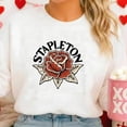 thumbnail image 1 of Chris Stapleton Stapleton Rose Unisex Garment Dyed Crewneck Sweatshirt Sizes S-5XL Goldengate, 1 of 6
