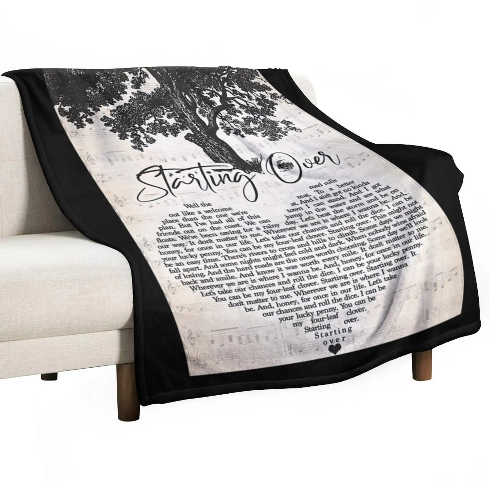 Chris Stapleton Starting Over Lyrics Throw Blanket Designers Sofa