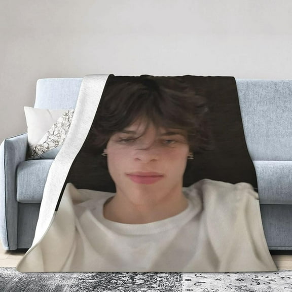 Chris Sturniolo Fleece Blanket Throw Blanket for Couch - Cozy Luxury Bed Blanket Microfiber and Throws for Sofa