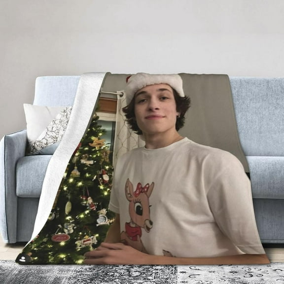 Chris Sturniolo Fleece Blanket Throw Blanket for Couch - Cozy Luxury Bed Blanket Microfiber and Throws for Sofa