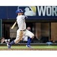 thumbnail image 1 of Chris Taylor Los Angeles Dodgers Unsigned 2020 MLB World Series Champions Hitting Photograph, 1 of 1