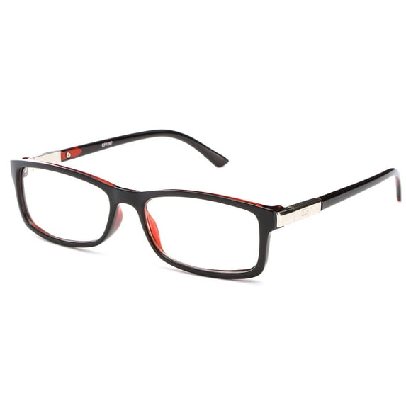 "Chris" Unisex Squared Spring Hinge High Quality Fashion Celebrity Clear Lens Glasses