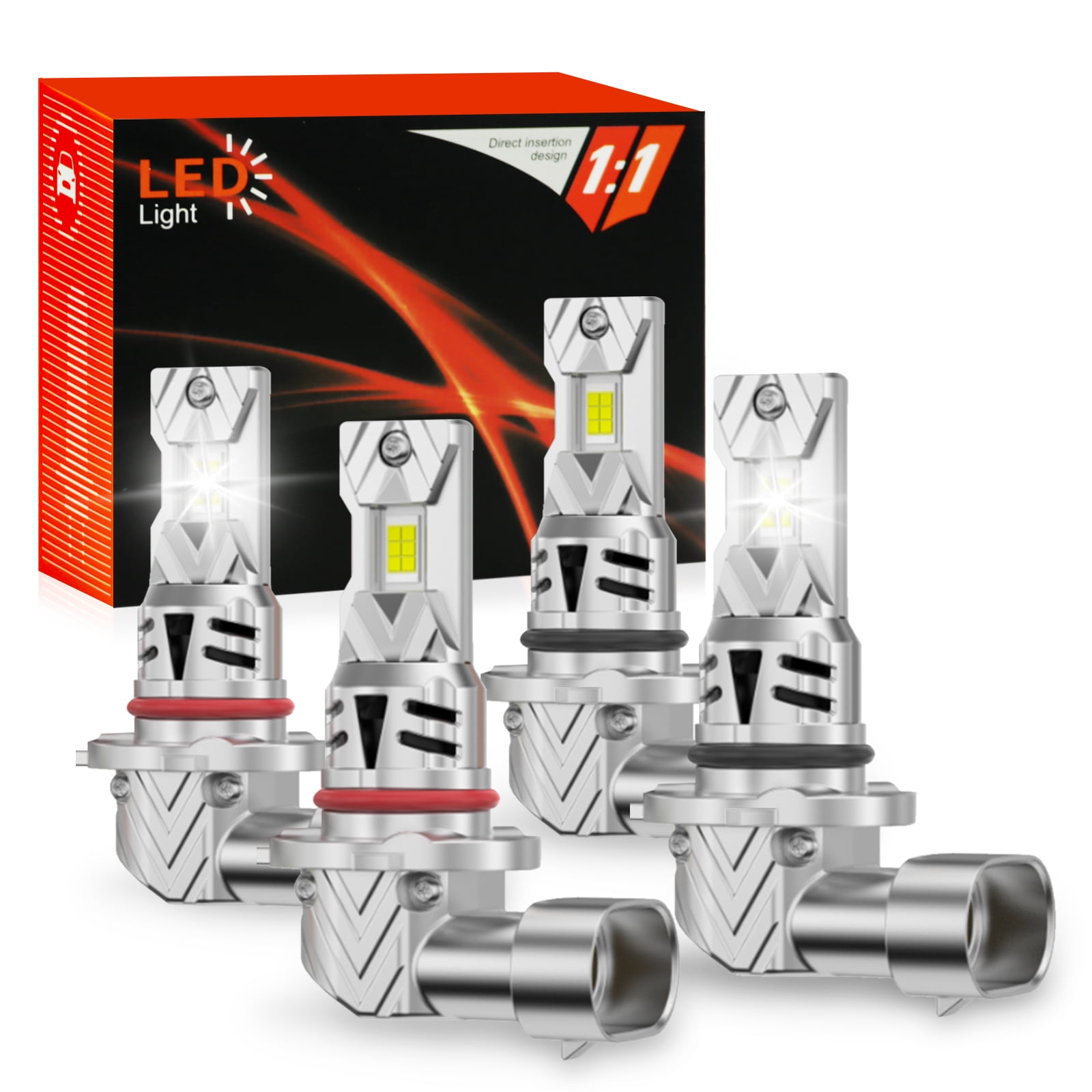 Chris.W 9005 H11 Led Headlight Lights Combo 9005 H11 Led Bulbs Combo ...