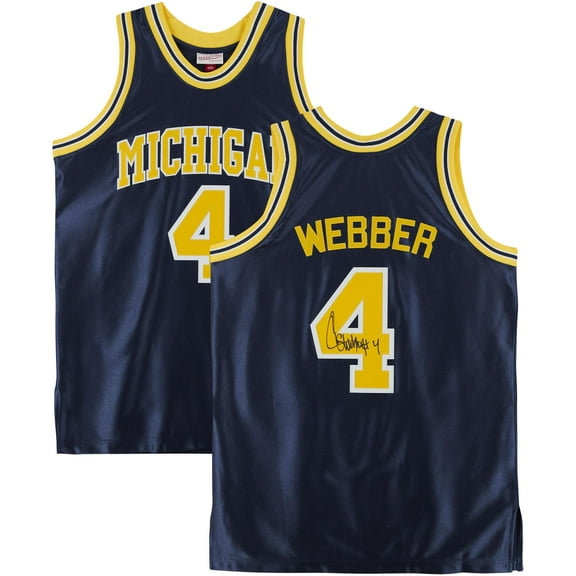 Chris Webber Michigan Wolverines Autographed Mitchell & Ness Navy 1991-1992 Authentic Jersey - Fanatics Authentic Certified