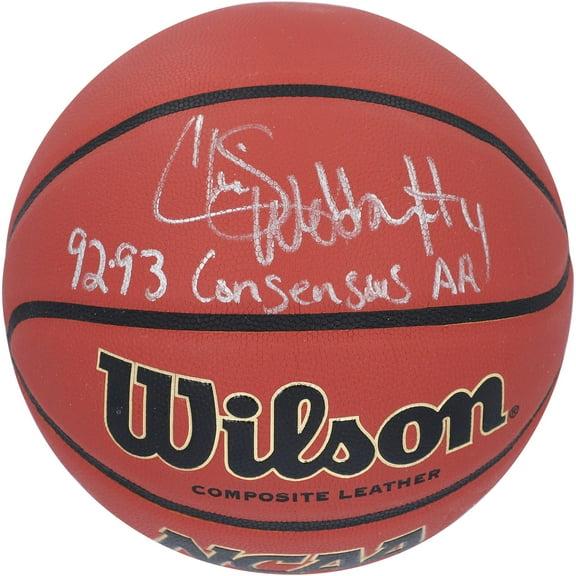 Chris Webber Michigan Wolverines Autographed Wilson Indoor/Outdoor Basketball with "92-93 Consensus AA" Inscription - Fanatics Authentic Certified