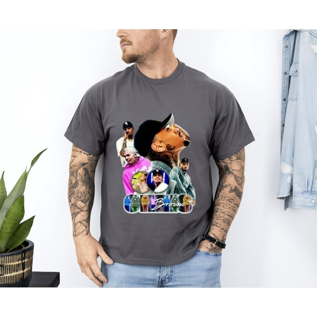 Chris brown UNISEX tshirts 1111 chris brown concert merch chris