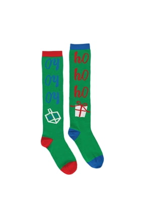 Chrismukkah Knee Socks