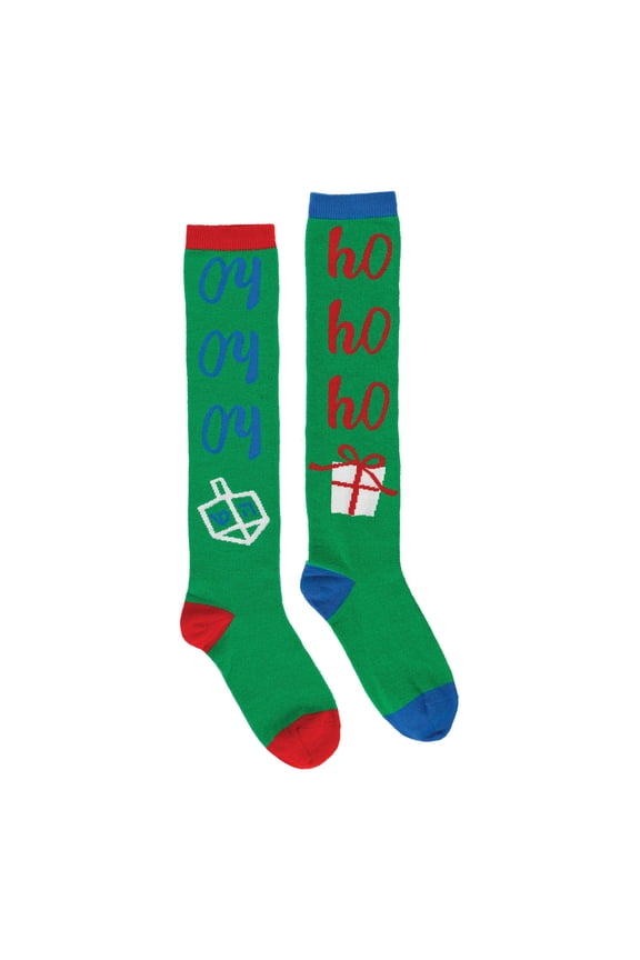 Chrismukkah Knee Socks