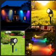 thumbnail image 1 of Chrisrmas Spot Lights Outdoor 12W RGBW Color Changing Landscape Lights with Remote Control 120V RGB Landscape Lighting Waterproof Outdoor Spotlight for Yard Garden Patio Lawn Decorative, 2 Pack, 1 of 6