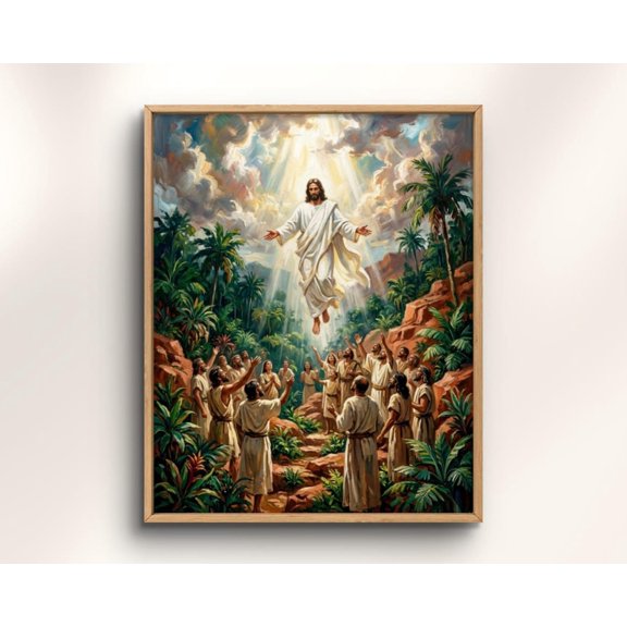 Christ Americas Art Book Mormon Wall Decor Nephi Decor Home Room Interior