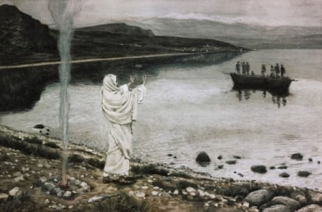 Christ Appears on the Borders of the Tiberius Sea James Tissot (1836-1902French) Canvas Art - James Tissot (24 x 36)