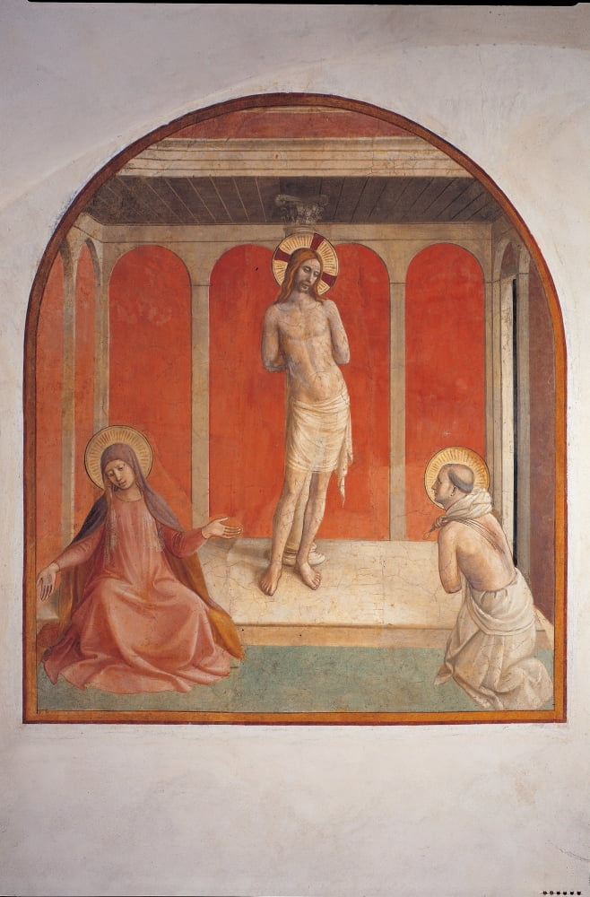 Christ At The Column Canvas Art - (24 x 36)