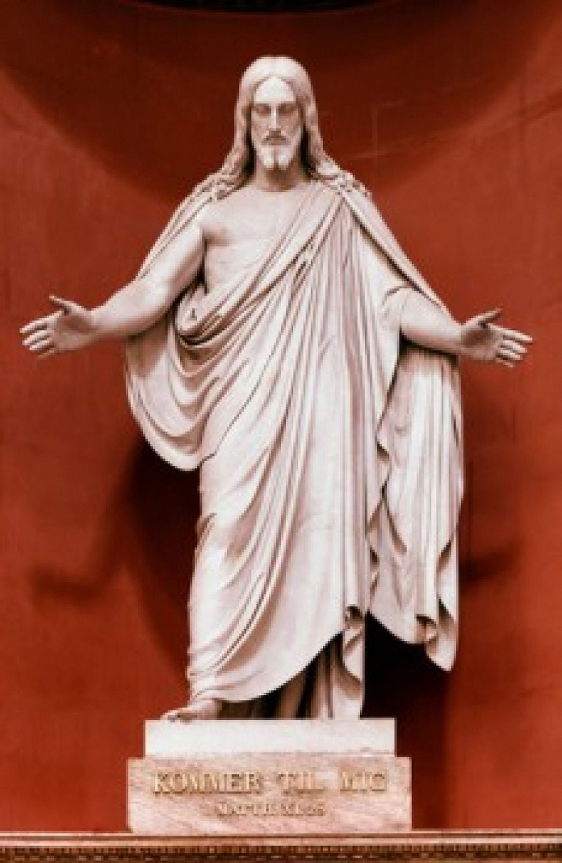 Christ Bertel Thorvaldsen (1770-1844 Danish) Marble sculpture Canvas Art - Bertel Thorvaldsen (18 x 24)