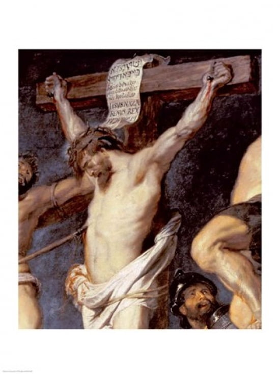 Christ Between the Two Thieves 1620 Canvas Art - Peter Paul Rubens (18 x 24)