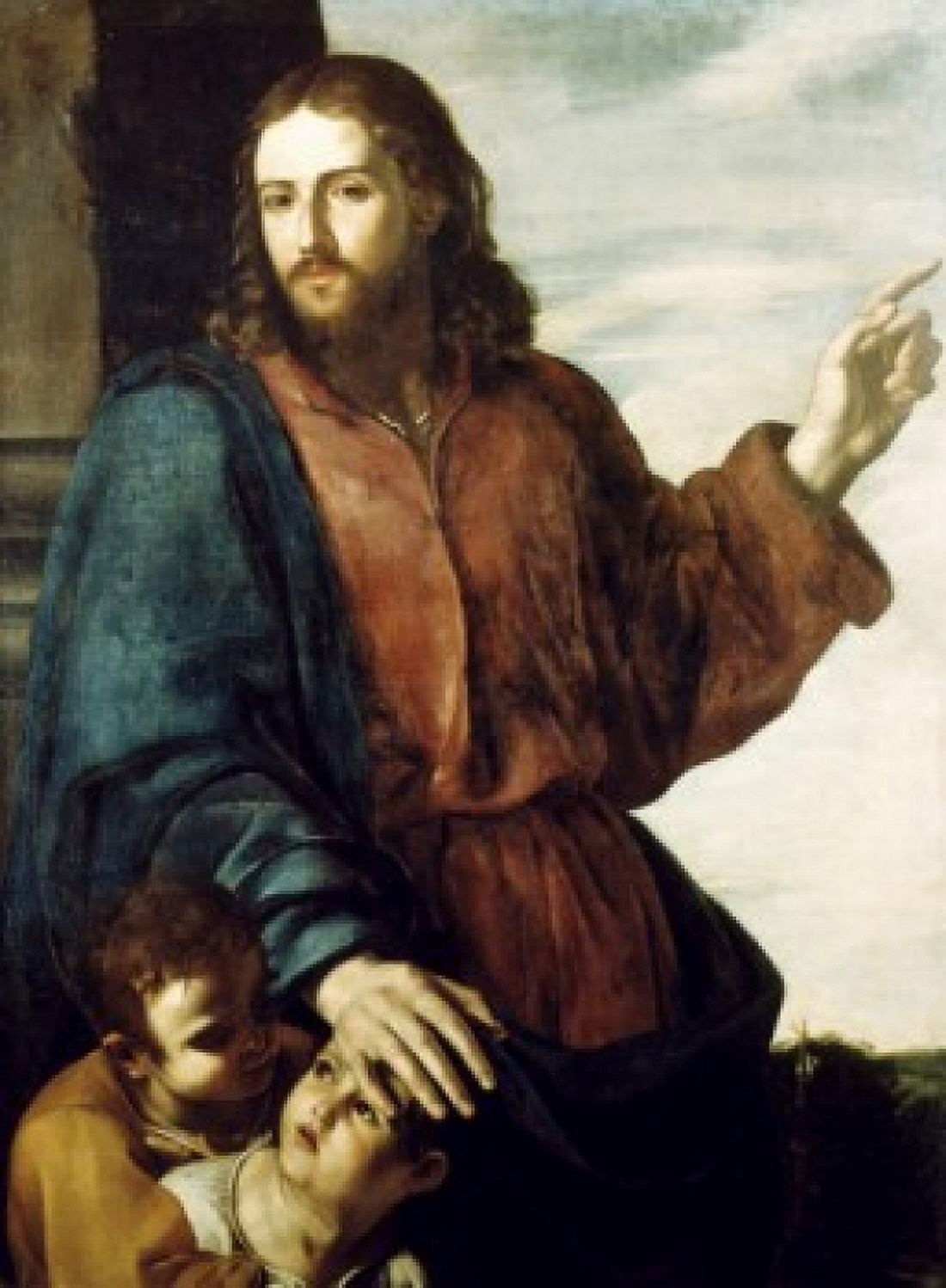 Christ Blessing the Children Francisco Pacheco (1564-1644Spanish) Oil on Canvas Canvas Art - Francisco Pacheco (18 x 24)