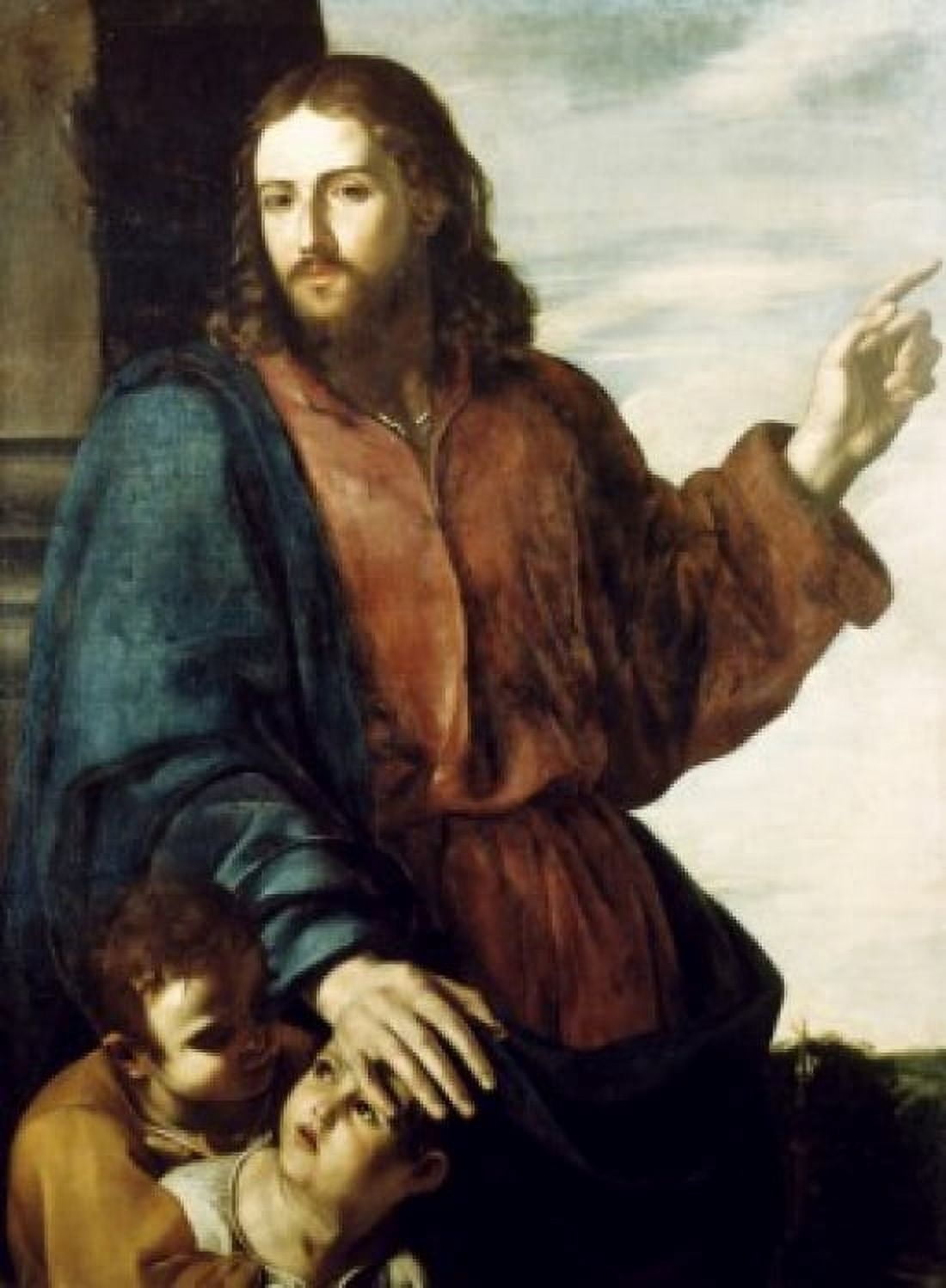 Christ Blessing the Children Francisco Pacheco (1564-1644Spanish) Oil on Canvas Canvas Art - Francisco Pacheco (24 x 36)